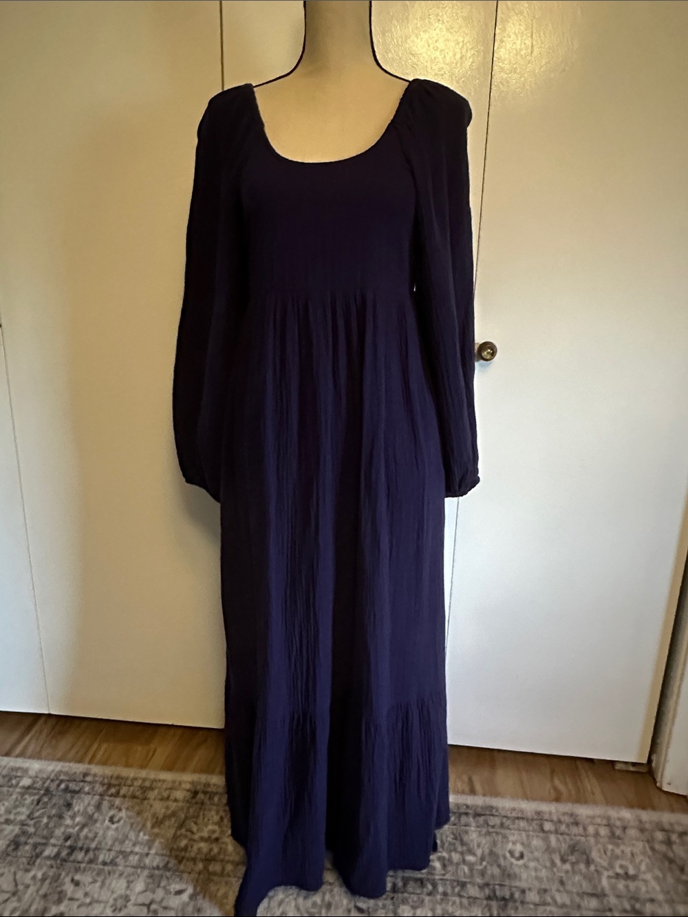 Universal Thread Long Sleeve Maxi Dress - Navy size XS